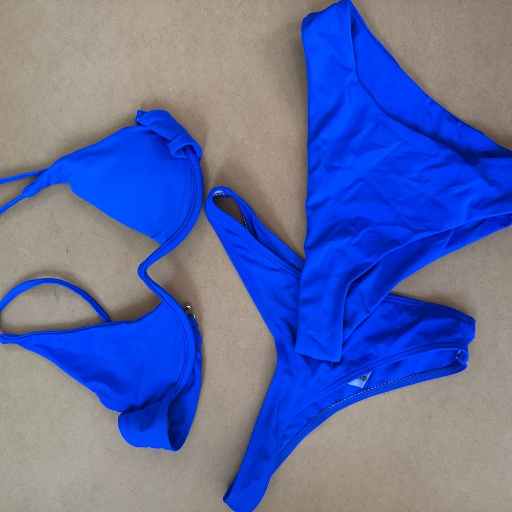 Royal Blue Two-Piece Bikini Set